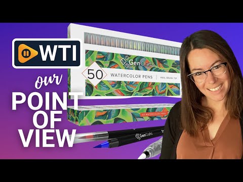 GenCrafts Watercolor Brush Pens Set of 50 - WTI product video review