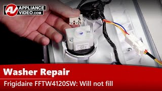 Frigidaire Washer Repair - Continuously Drains, Error Codes E1, E2 - Pressure Switch