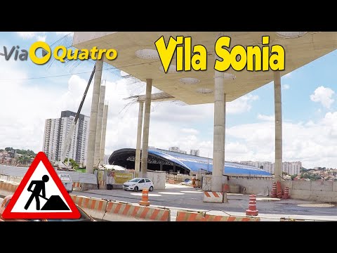 LINHA 4 AMARELA - Obras da Estação Vila Sônia (11/01/2020)
