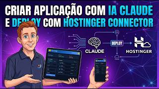 Criar aplicação com IA Claude e deploy com Hostinger Connector