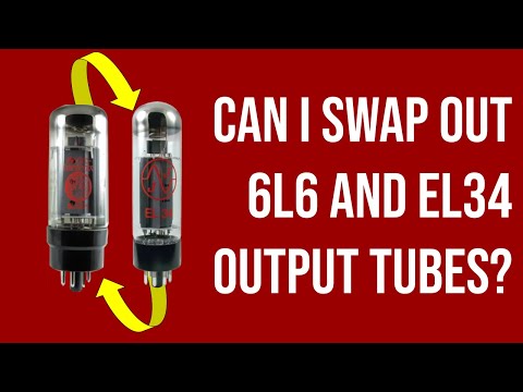 Can I swap out 6L6 and EL34 output tubes?