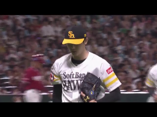 【6回表】見事な火消し!! ホークス・高橋純の好リリーフ!! パーソル CS パ 1st 2019/10/7 H-E