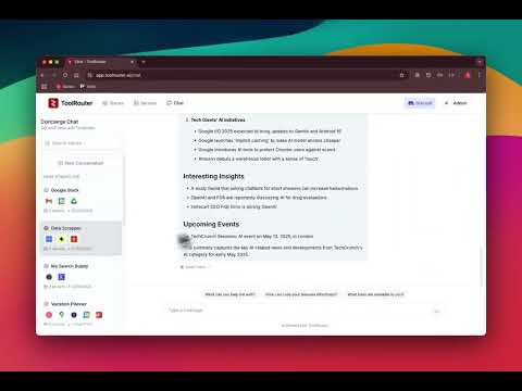 Seamlessly Chat Across Multiple Apps at Once! 🚀💬 | ToolRouter AI
