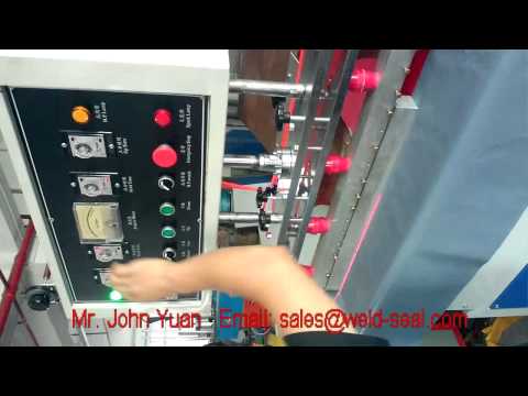 Tarpaulin welding machine radio frequency