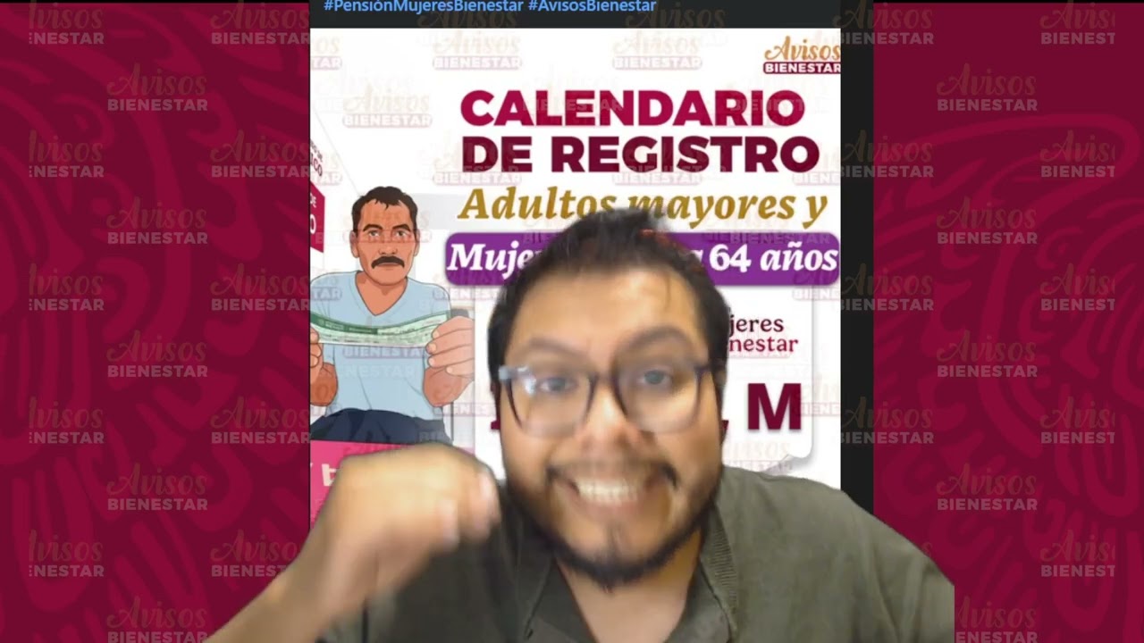 HOY 18 DE FEBRERO estas letras les toco registro a pensión adulto mayor y pensión mujeres bienestar
