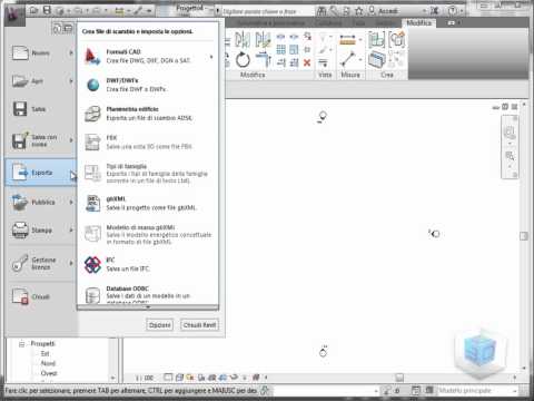 Video corso Autodesk Revit 2013/2014 - Menu di Applicazione e Barra di accesso rapido