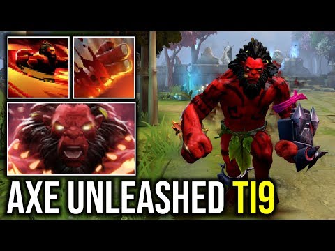 AXE UNLEASHED TI9..!! Axe Exclusive Bare Knuckles Set Ultra KIll by Kpii 7.21d | Dota 2