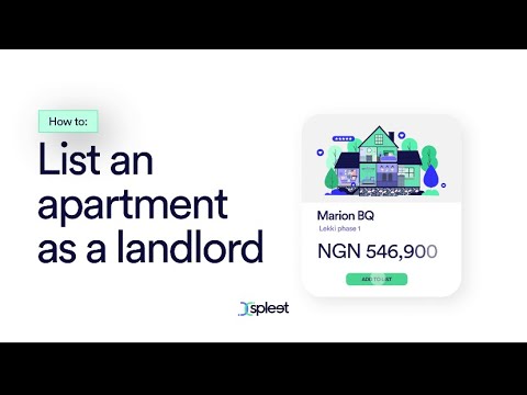 🏡 How To List An Apartment on Spleet