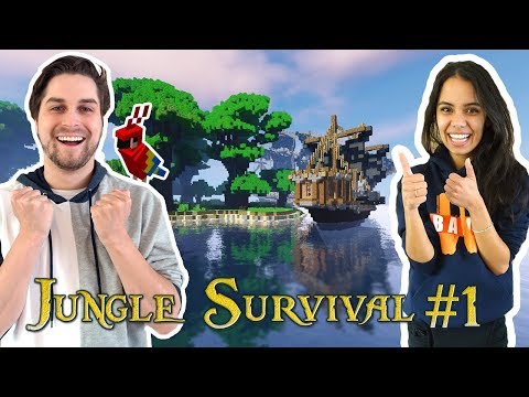 JUNGLE SURVIVAL MET ROLE PLAY #1! - MINECRAFT