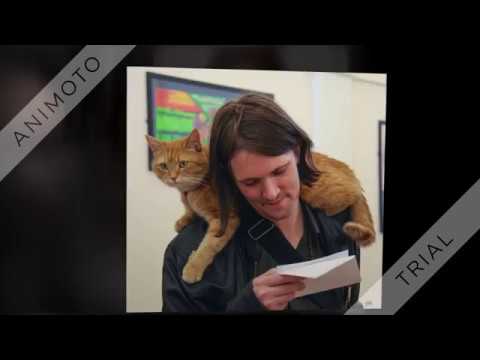 James Bowen and cat Bob-the best friends