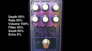 IdiotBox Effects Dark Waves Echo Chorus GUITAR Quick And Dirty Demo