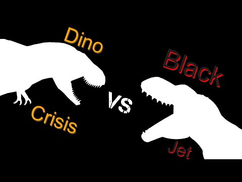 Dino Crisis Tyrannosaurus vs Black Jet Trex |Animation