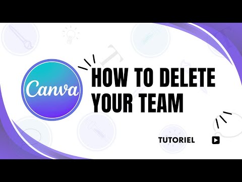 How to delete a team on Canva