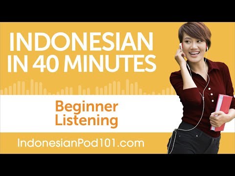 40 Minutes of Indonesian Listening Comprehension for Beginner