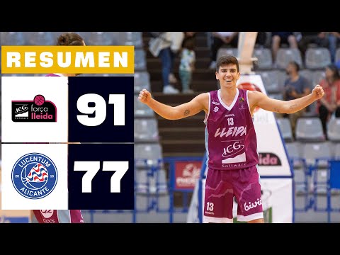 ICG FORÇA LLEIDA 91-77 HLA ALICANTE | RESUMEN LEB ORO