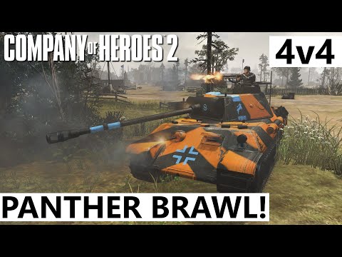 Panther Brawl! - Company of Heroes 2 - 4v4