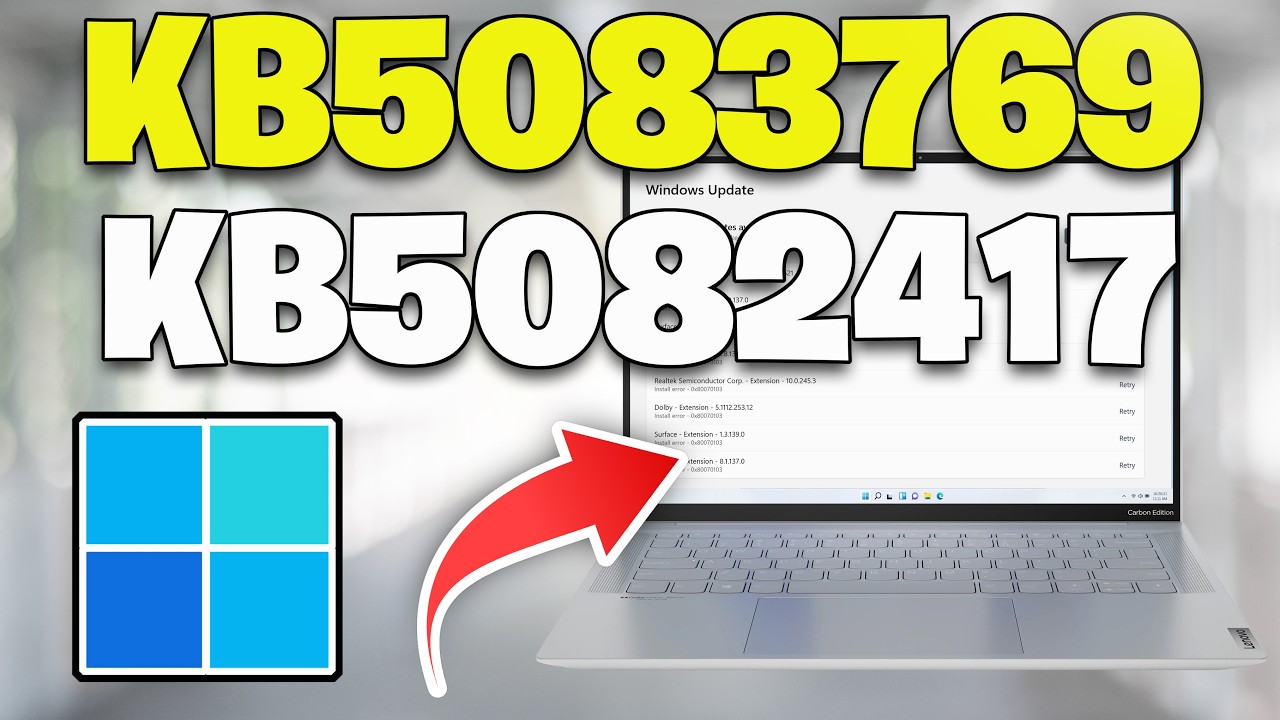 Windows 11 KB5083769/KB5082417 Update Not Installing Install Error 0x800f0983 FIX