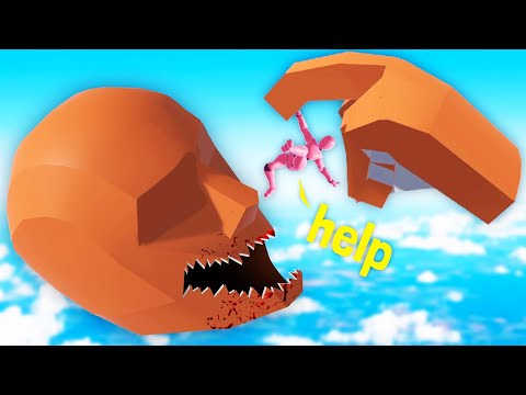 I EAT my Mini Friend as a Giant Virtual Reality TITAN (Davigo VR)