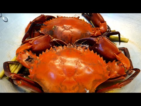 CUA BIỂN LUỘC NƯỚC DỪA đậm đà thơm ngon - món ăn ngon dễ làm