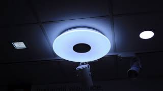 Miniatură video Plafoniera muziacal, Lampa tavan Music 60 MOD358-CL-01-60W-W