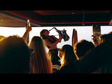Yarden Saxophone full live set on the Pink Shadow Yacht in St Barth