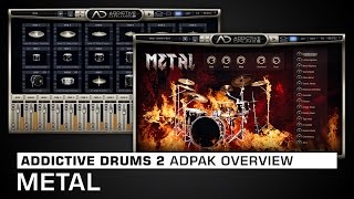 Video thumbnail for Addictive Drums 2 ADpak Overview: Metal by XLN Audio