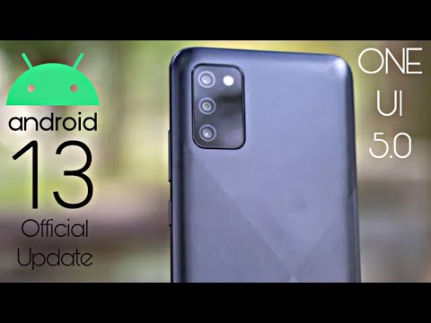 Samsung Galaxy A02s Android 13 ONE UI 5.0 Update