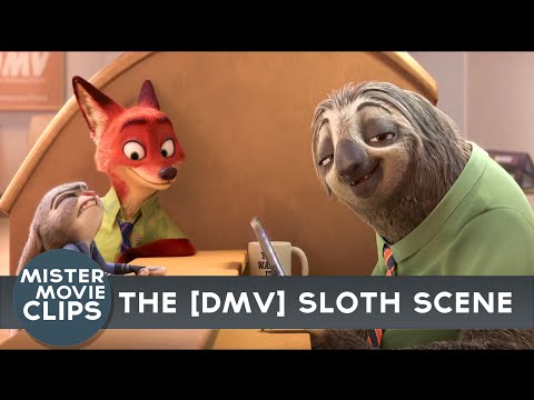 Zootopia | Sloth scene (DMV)