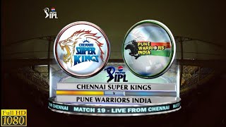 IPL 2013 CHENNAI SUPER KINGS VS PUNE WARRIORS MATCH 19 HIGHLIGHTS #ipl #viralvideo #csk #msdhoni