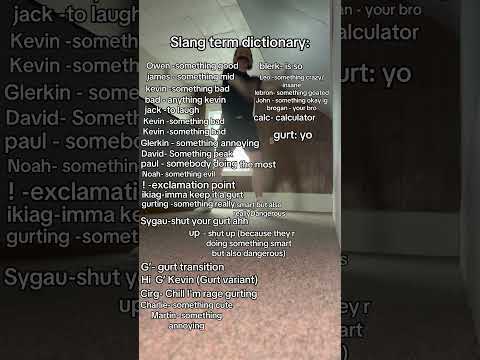 gurt:yo #gurt #druski #dancing #slang #foryou #dictionary #slangterm #gurting #kevin #dance #fyp #yo