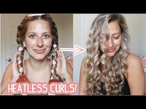 OVERNIGHT HEATLESS ROBE CURLS! YOU HAVE TO TRY THIS WAY!