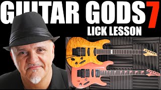 - Lick Lesson examples（00:09:59 - 00:11:40） - Frank Gambale PIONEER of Modern SWEEP picking guitar.