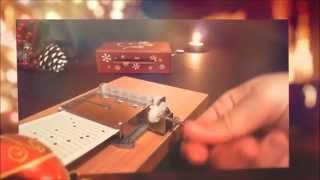 sample: O come all ye faithful. Music box song. Buy paper strip on Etsy. Custom made paper strips