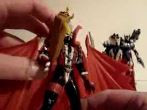 Spawn and Shadow hawk action figures