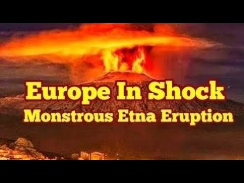 Eruptions Of Mount Etna Volcano, Sicily, Italy, Africa- Eurasia Plate Collision Zones