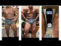 成長ホルモン効果本領発揮‼️コンディション良く10kg増量達成✨上腕パンプ時測定、リビングポージング収録👍