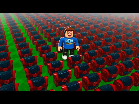 OTWORZYŁEM 100 MITYCZNYCH SKRZYŃ aby PRZETRWAĆ 100 NOCY 🌙 w LESIE w Roblox!