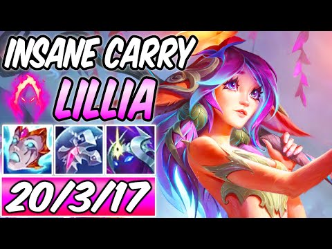 S+ CLEAN LILLIA HARD CARRY MID GAMEPLAY | Best Build & Runes Season 12 | League of Legends