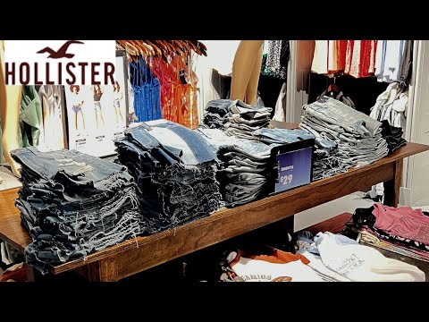 PROMOÇÃO DE ROUPAS HOLLISTER | Moletons jeans MENINAS e HOMENS | COMPRE COMIGO