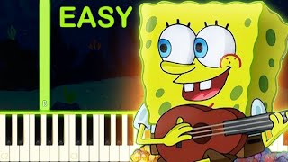 THE CAMPFIRE SONG | Spongebob Squarepants - EASY Piano Tutorial