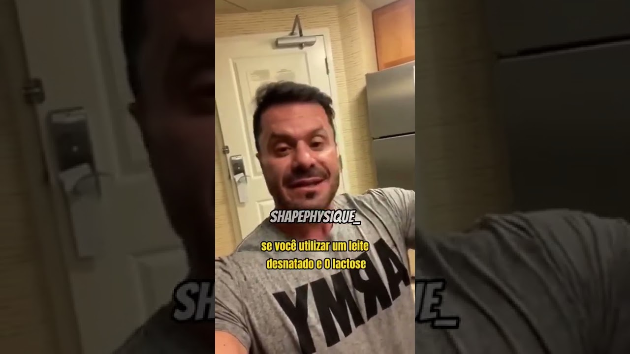 Qual a diferença de tomar Whey Protein com leite com água Renato Cariani