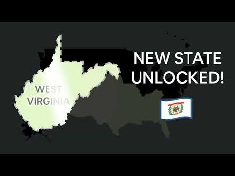 Ryan Trahan “New State Unlocked” (West Virginia) 50 States in 50 Days.