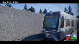 “Seattle Light Rail Ride | Relaxing City Views & Travel Guide (Link Rail Tour)”