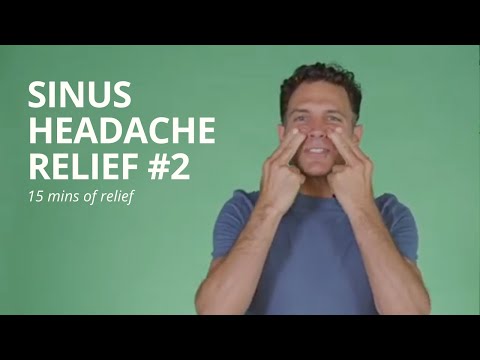 Sinus Drainage & Headache Relief Exercises | Maxillary & Frontal | #2