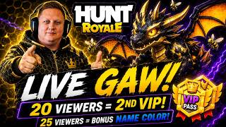 🔥 HUNT ROYALE LIVE! 🎁 20 Viewers = 2nd VIP GAW | 25 = NAME COLOR!