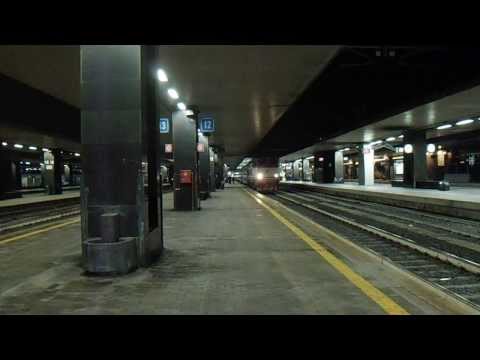 E656.080 in partenza sull' ICN 1955 Roma Termini - Siracusa/Palermo Centrale