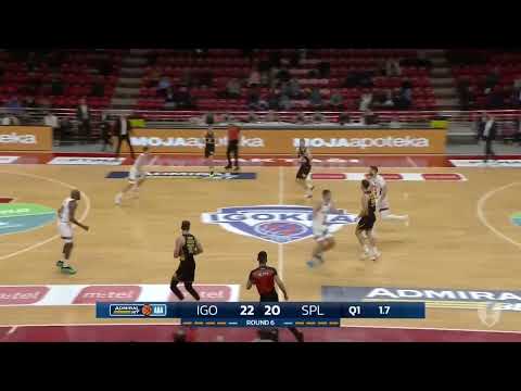 Dario Drežnjak beats the buzzer from downtown (Igokea m:tel – Split, 7.11.2025)