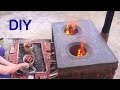 How To Make A Smoke Free Kitchen From Bricks And Cement DIY Traditional Firewood Stove 50