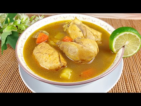 مرق الدجاج اليمني بطريقة سهلة ومبسطة