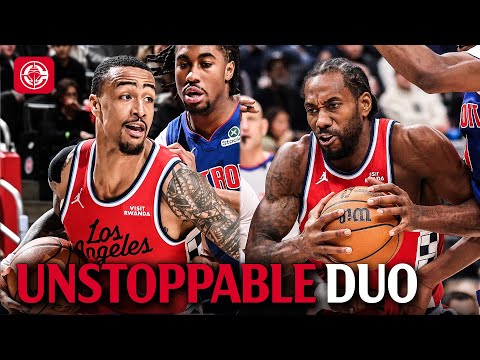 Collins (25 PTS) & Leonard (26 PTS) Fight Back vs. Pistons 🔥